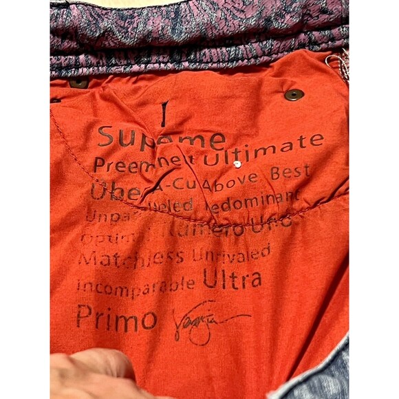 Venezia Womens Denim w Pink Floral Paint Accent Mid Rise Straight Jeans Size 18 - Picture 9 of 10